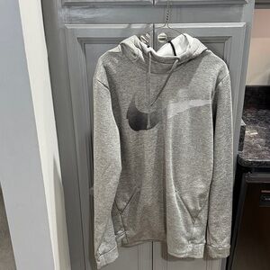 Nike Heather Gray Men's Hoodie - Small